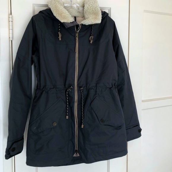 Burton Jackets & Blazers - Burton Women's Hooded Snowboard/ Ski Jacket Dark Grey